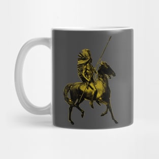 Native American Warrior Mug